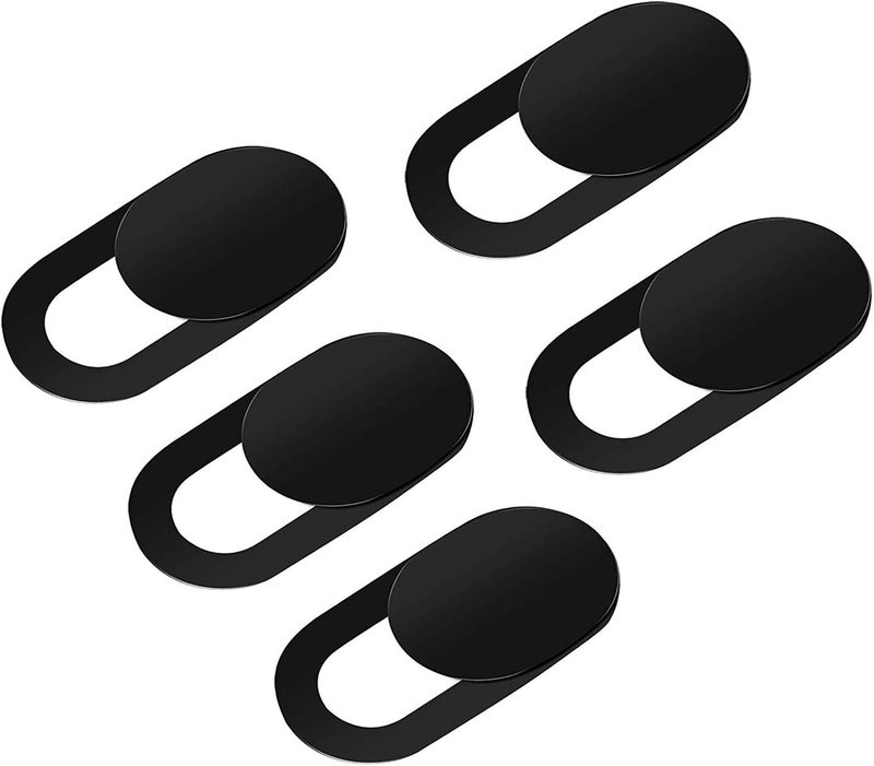 EYSOFT Webcam Cover, Webcam Cover Slide Compatible for Laptop, Desktop, PC, MacBook Pro, iMac, Mac mini, iPad Pro, Smartphone,Protect Your Privacy and Security,Strong Adhesive (Black) - Image 1